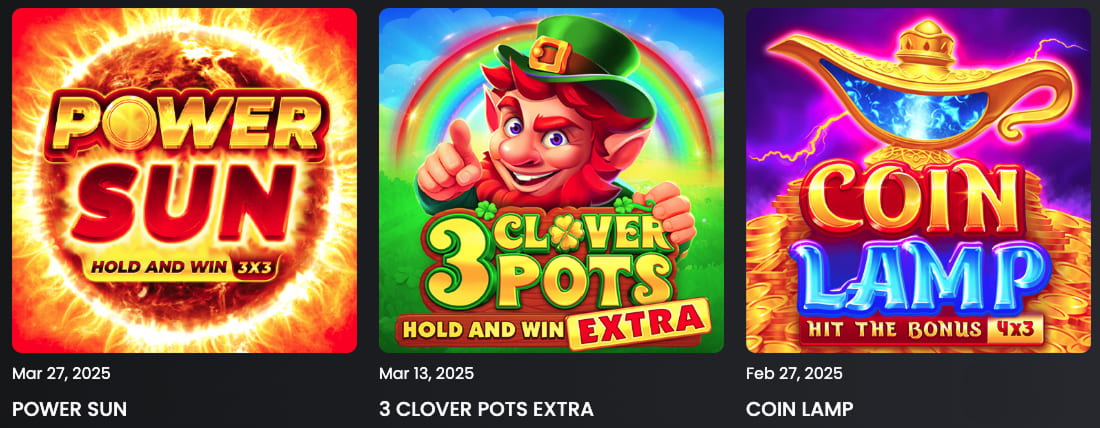 3Oaks Slots lança novos jogos em 2025