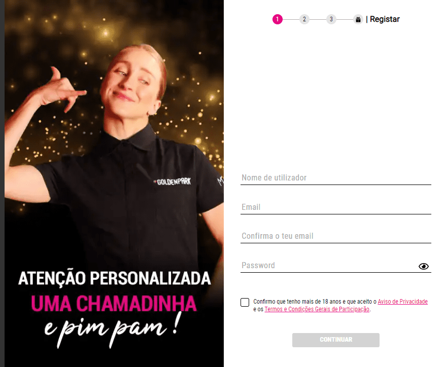 Login no goldenpark Online Casino
