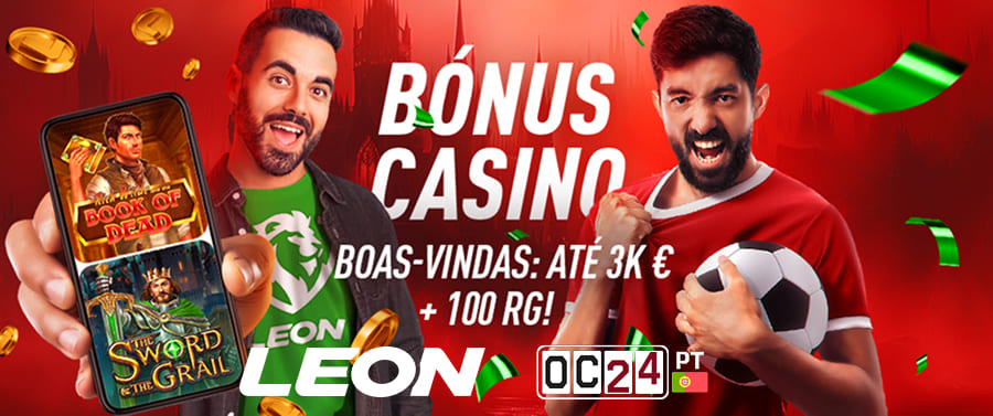 Bónus de boas-vindas Leon até 3 mil euros